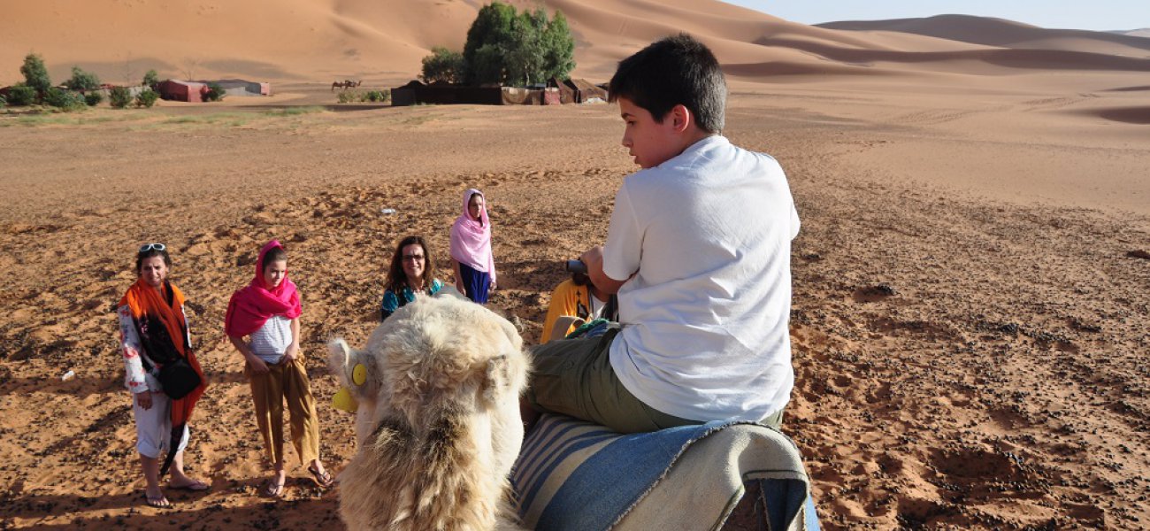 Paseo en dromedario por Marruecos