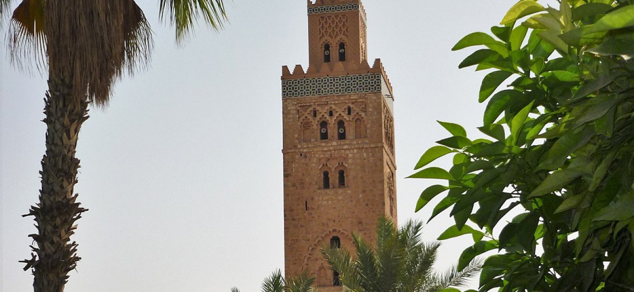 Mezquita Koutoubia, emblema de la ciudad de Marrakech 