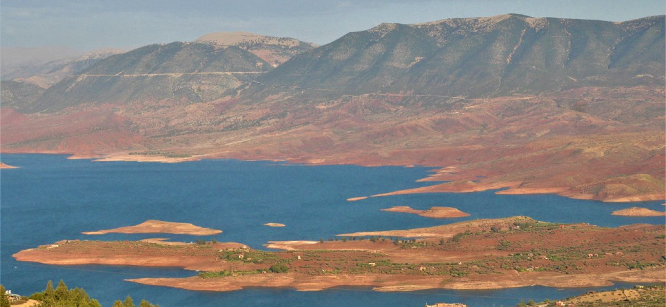 Embalse de Bin El Ouidane, una de las rutas por Marruecos